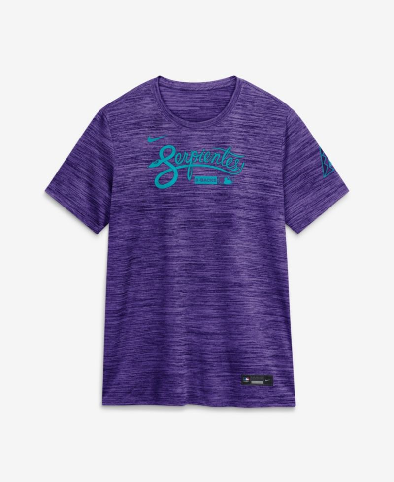 Women's Arizona Diamondbacks City Connect Velocity Tie-Dye T-Shirt