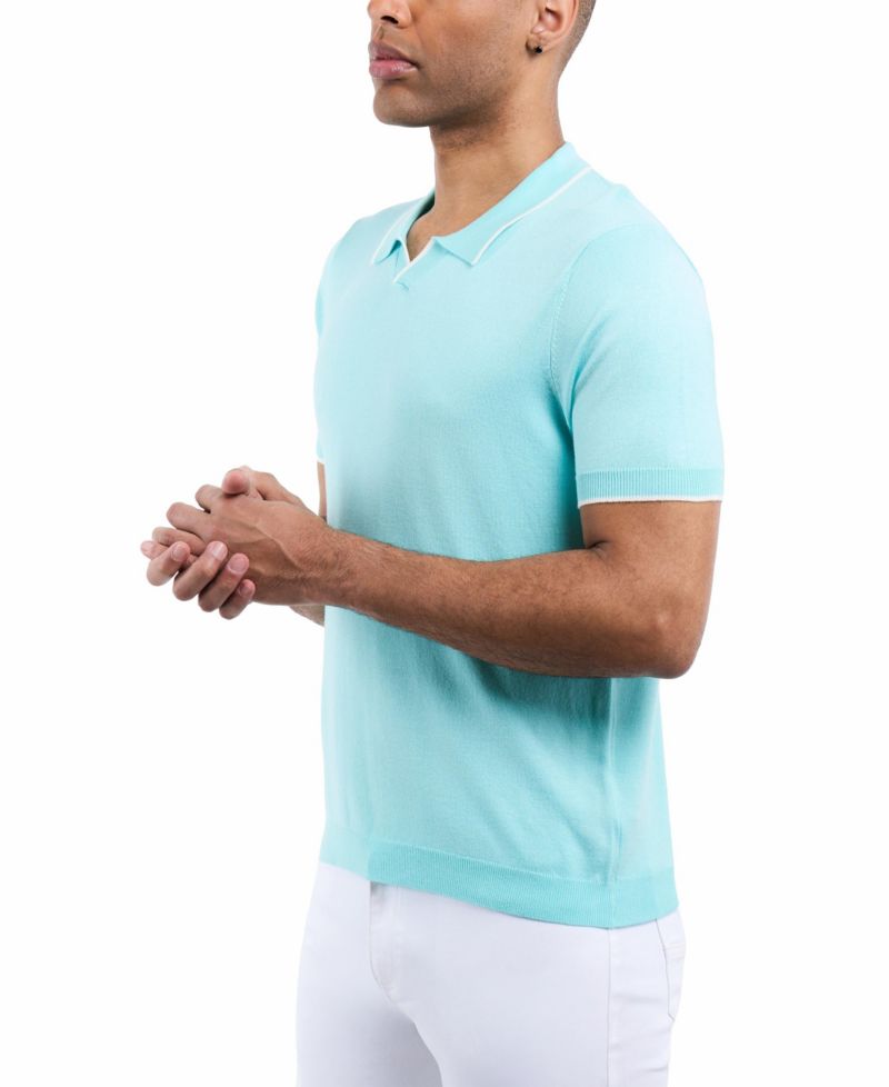 Men's Johnny Collar Sweater Polo
