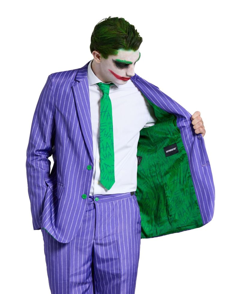 Men's Official DC Comics Joker Costumes - Halloween Suits