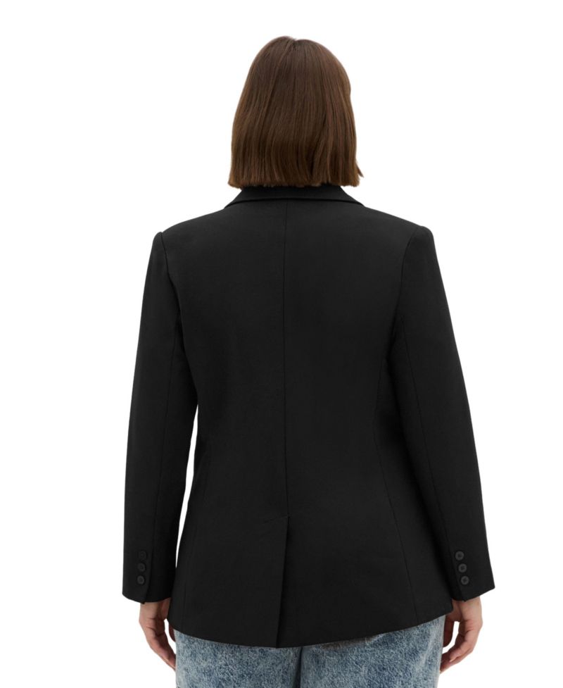 Plus Size Galactic Oversized Stretch Ponte Blazer