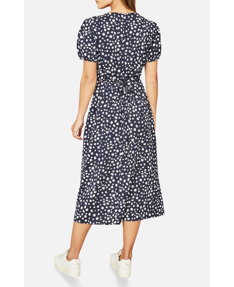 Women's Spot Midi Tea Dress