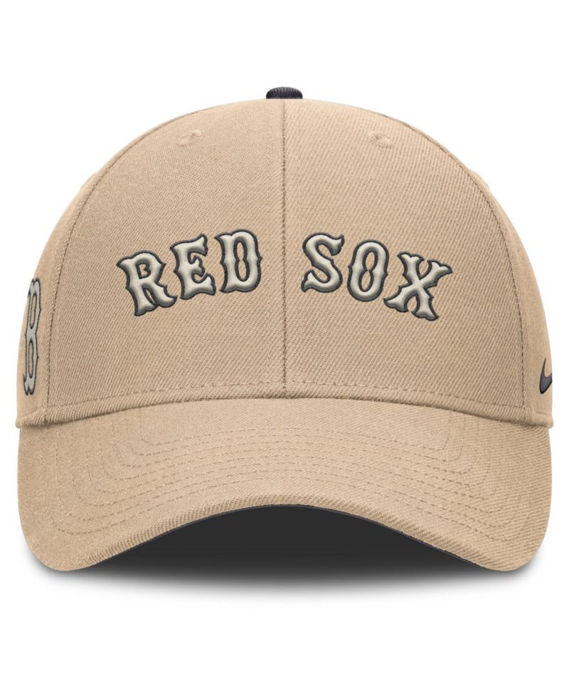 Men's Khaki Boston Red Sox Rise Adjustable Hat