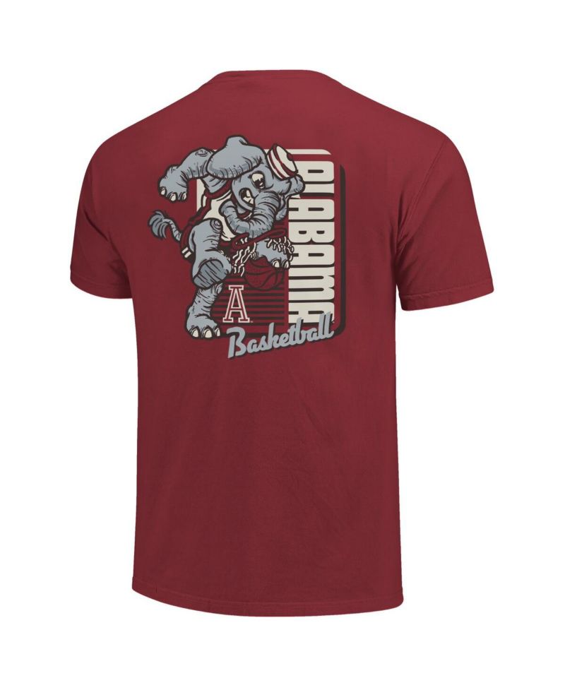 Men's Crimson Alabama Crimson Tide Comfort Colors Mascot Dunk T-Shirt