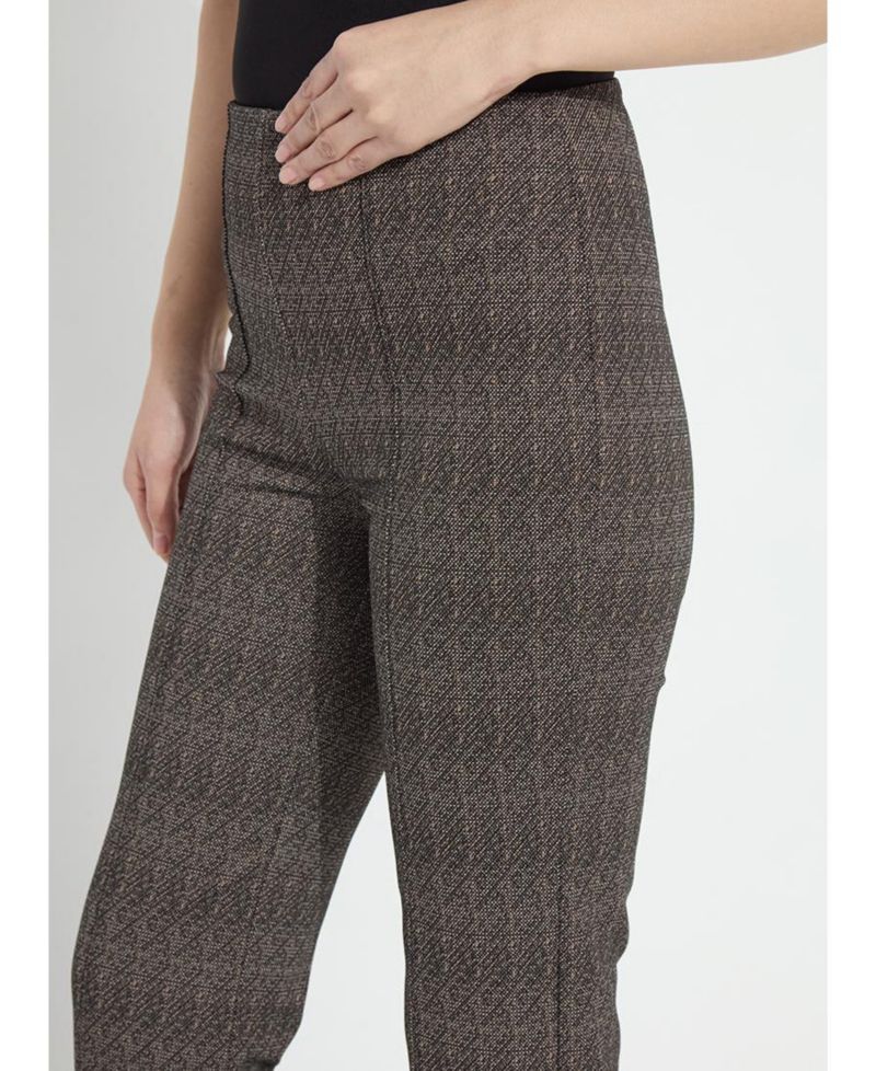 Women's Elysse High-Rise Wide-Leg Jacquard Pants