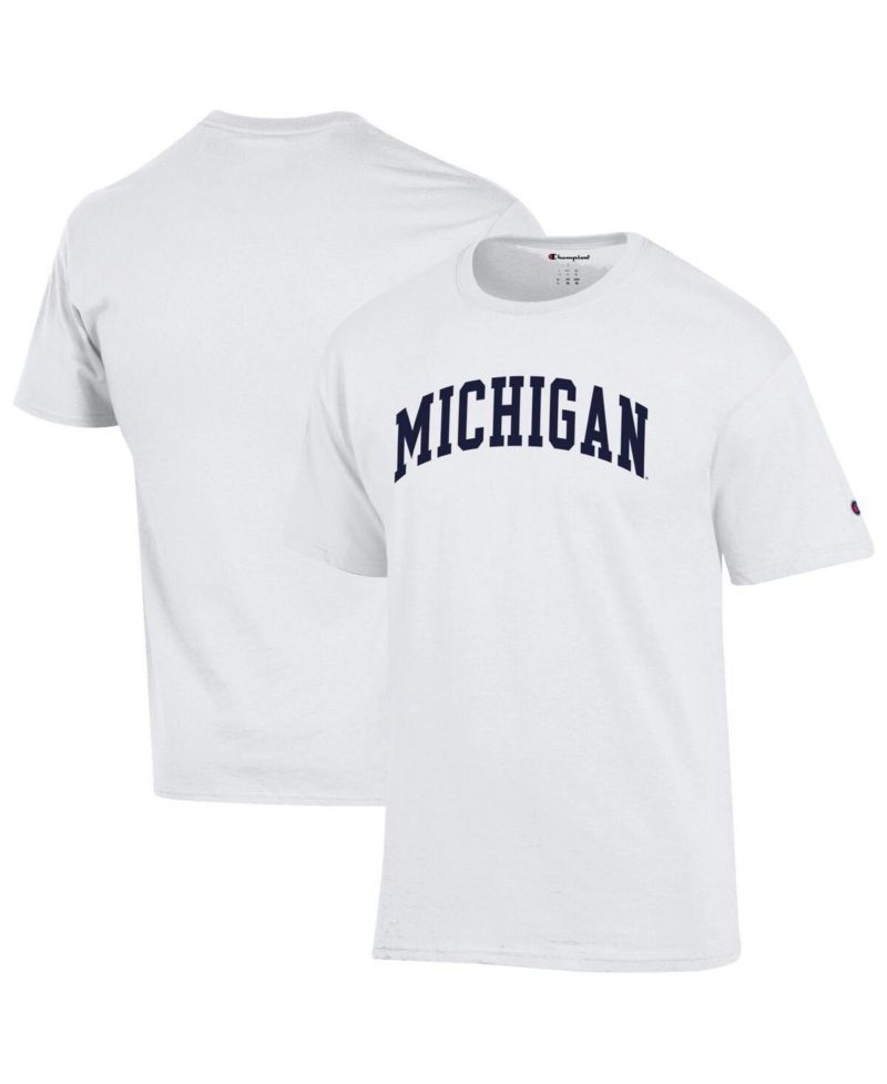 Men's Maize Michigan Wolverines Basic Arch T-Shirt