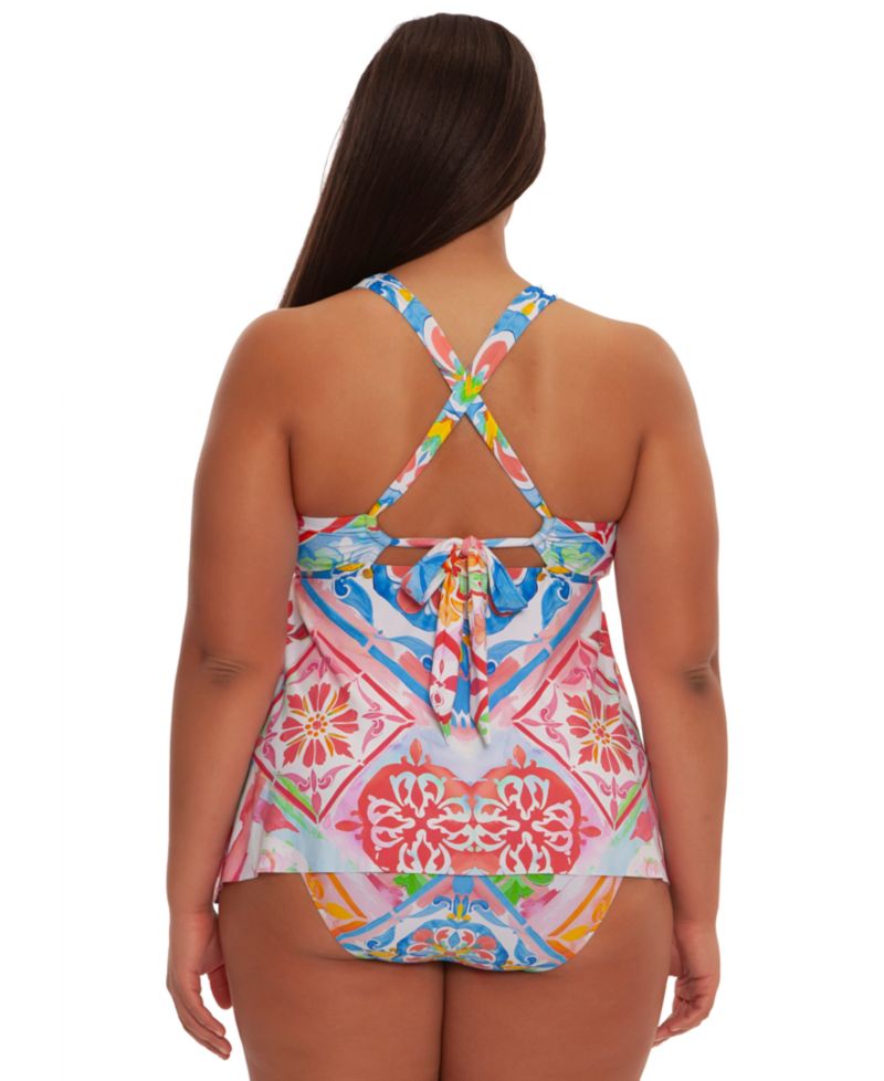 Plus Size Mijas V Shirred Hipster Bottoms