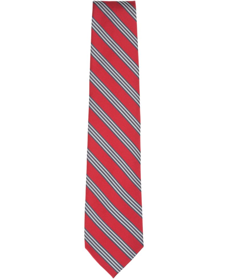 Men's Track Stripe Pattern Tie