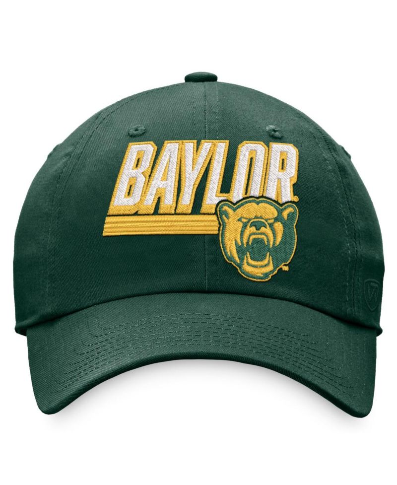 Men's Green Baylor Bears Slice Adjustable Hat