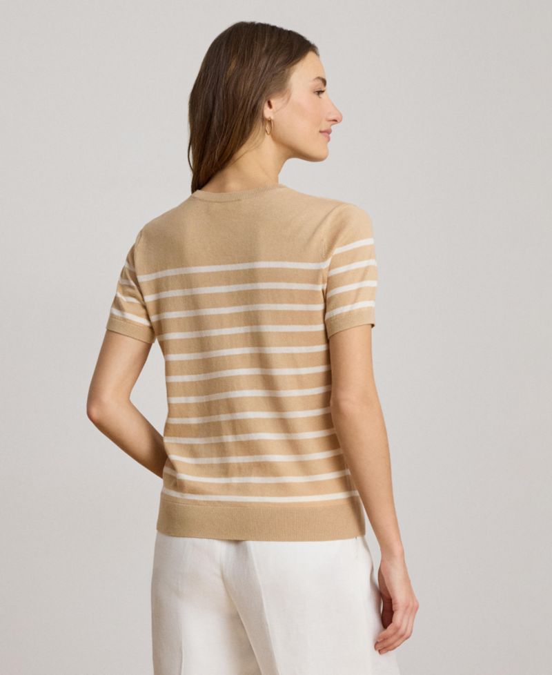 Women's Crewneck Short-Sleeve Sweater