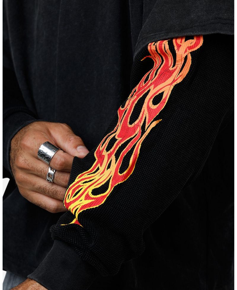 Men's Double Layer Thermal Long Sleeve T-Shirt