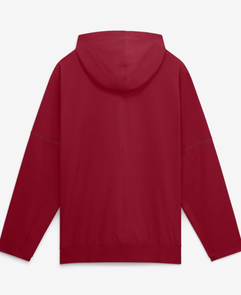 Men's Crimson Alabama Crimson Tide 2026 Sideline Anorak Half-Zip Hoodie