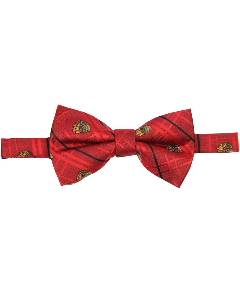 Men's Red Chicago Blackhawks Oxford Bow Tie