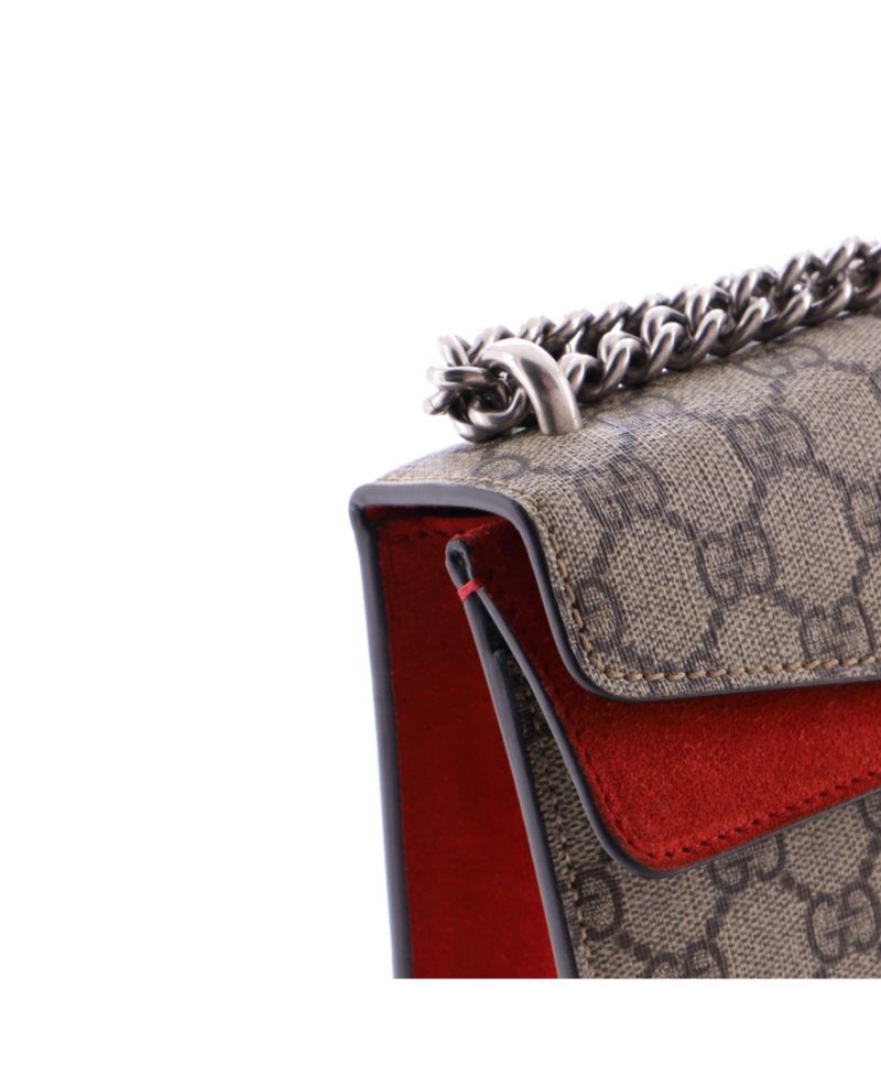 Small Dionysus Bag GG Coated Canvas with Crystal Embellished Metal