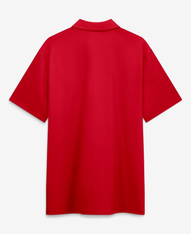 Men's Scarlet Ohio State Buckeyes 2026 Sideline Tour Dri-FIT Polo Shirt