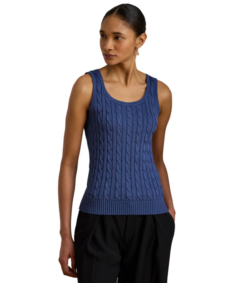 Women's Slim-Fit Sleeveless Sweater