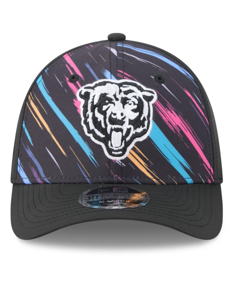 Men's Black Chicago Bears 2026 NFL Cruical Catch 39THIRTY M-Crown Stretch Hat