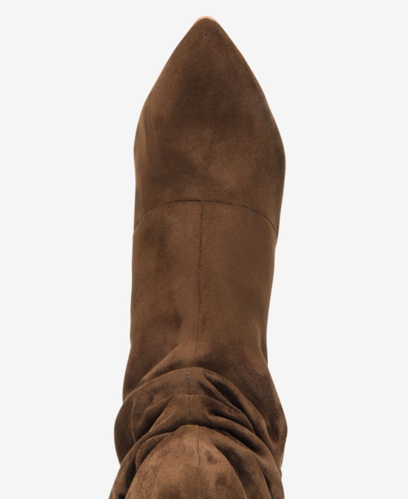 Women's Nyla Slouch Heeled Dress Booties - Extended Sizes Available