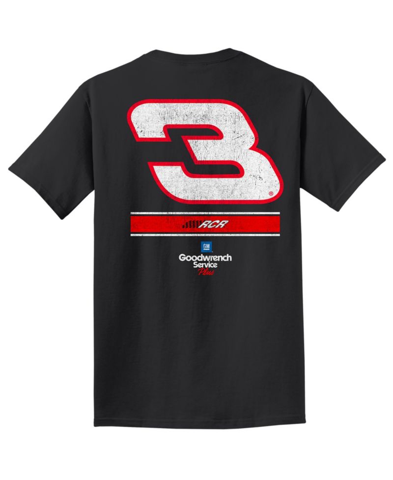 Men's Black Richard Childress Racing 3 GM Goodwrench Service Plus T-Shirt