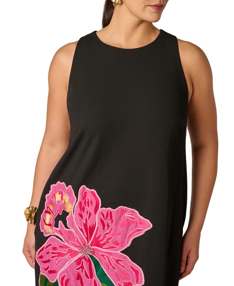 Plus Size Crewneck Mini Dress