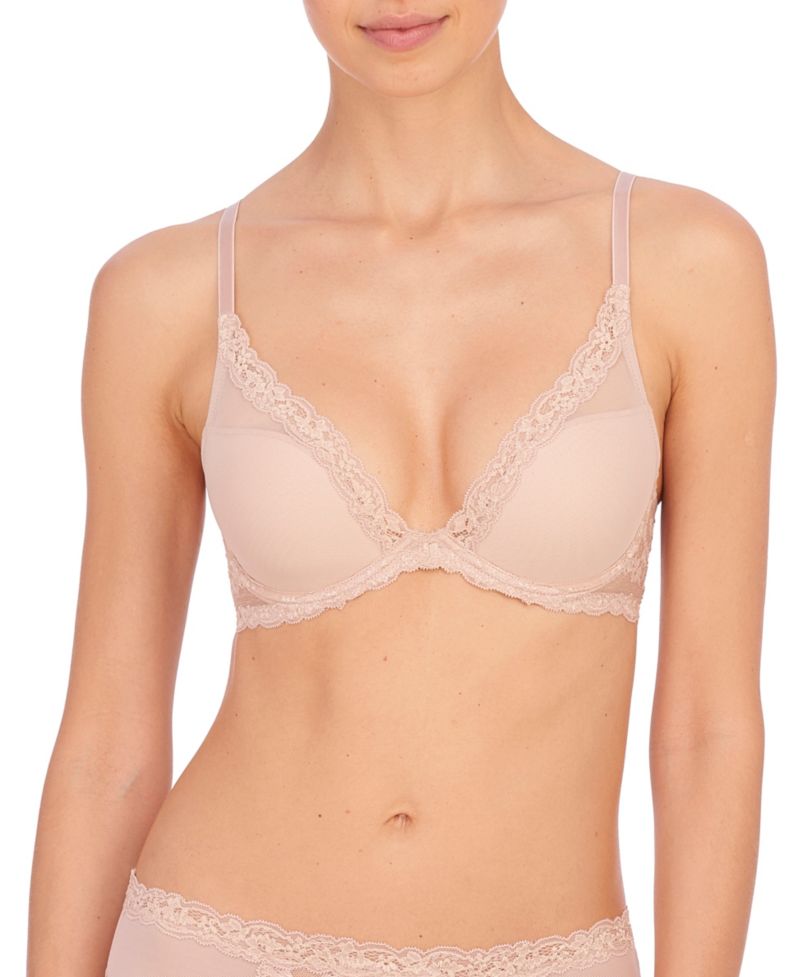 Women's Feathers Luxe Plunge T-Shirt Underwire Bra