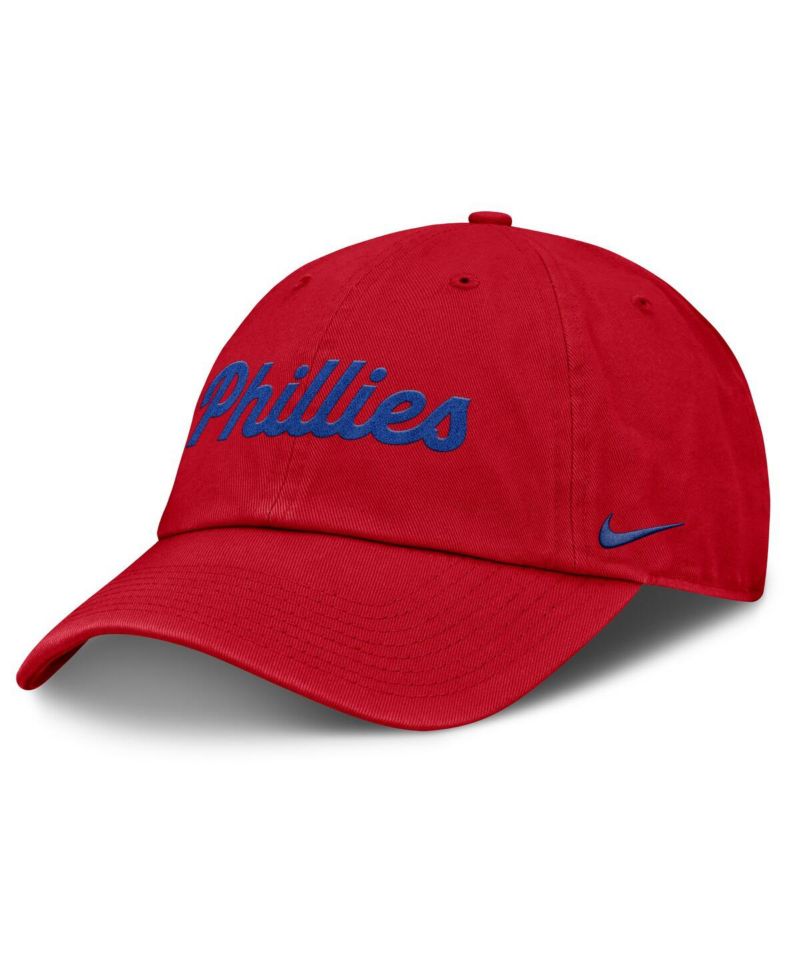 Women's Red Philadelphia Phillies Club Adjustable Hat