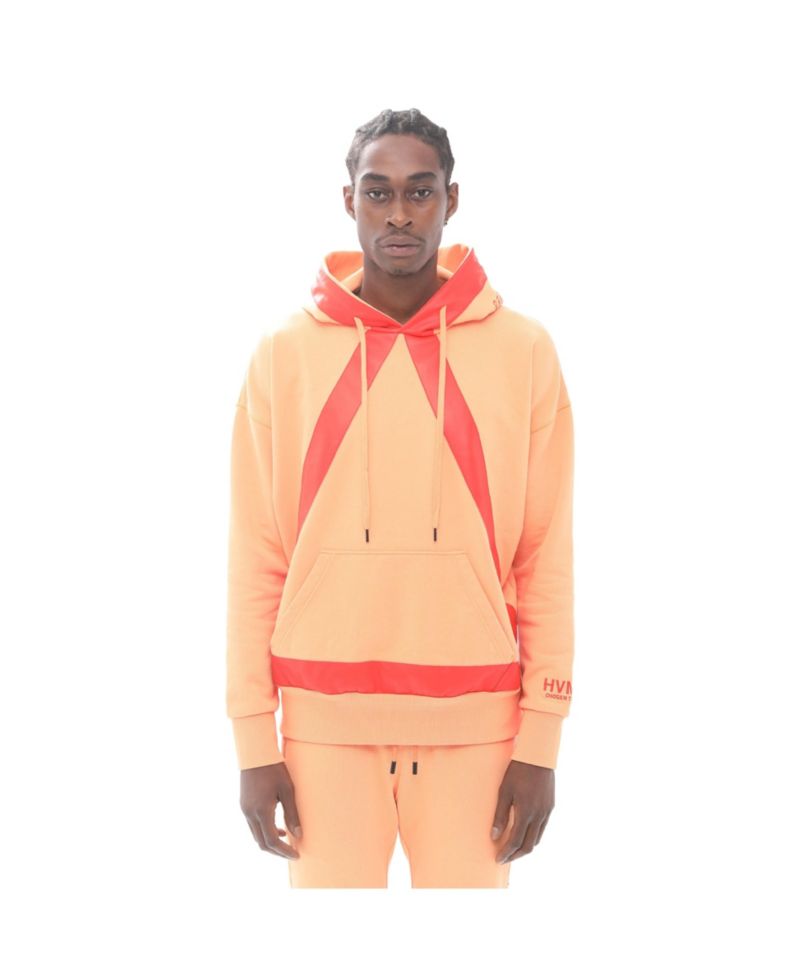 Men's Pullover Sweatshirt in Apricot