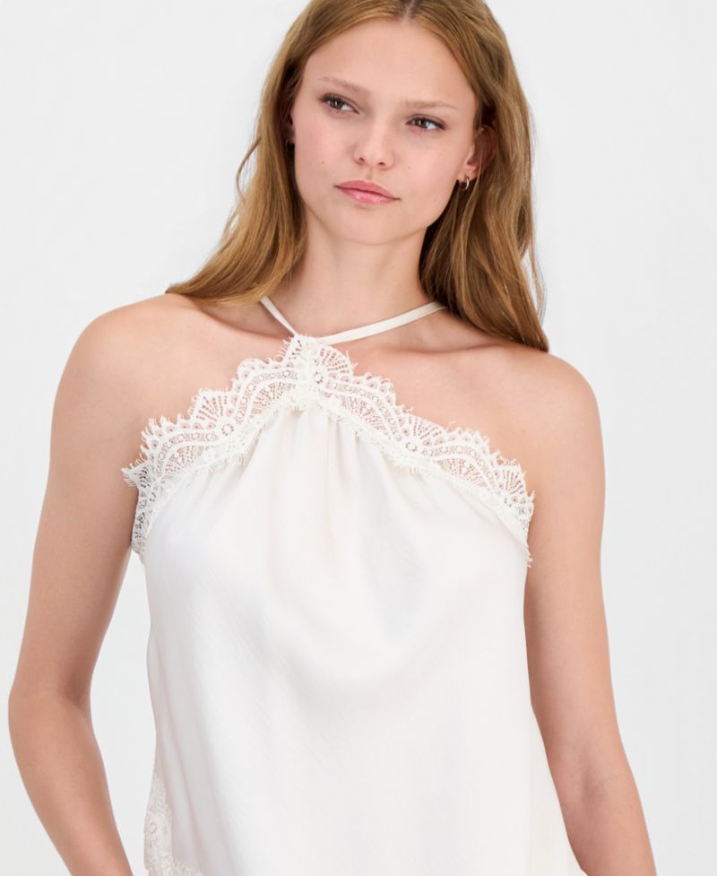Women's Asymmetrical Satin Top