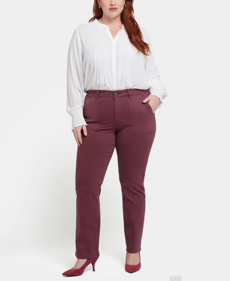 Plus Size Marilyn Straight Leg Denim Jeans