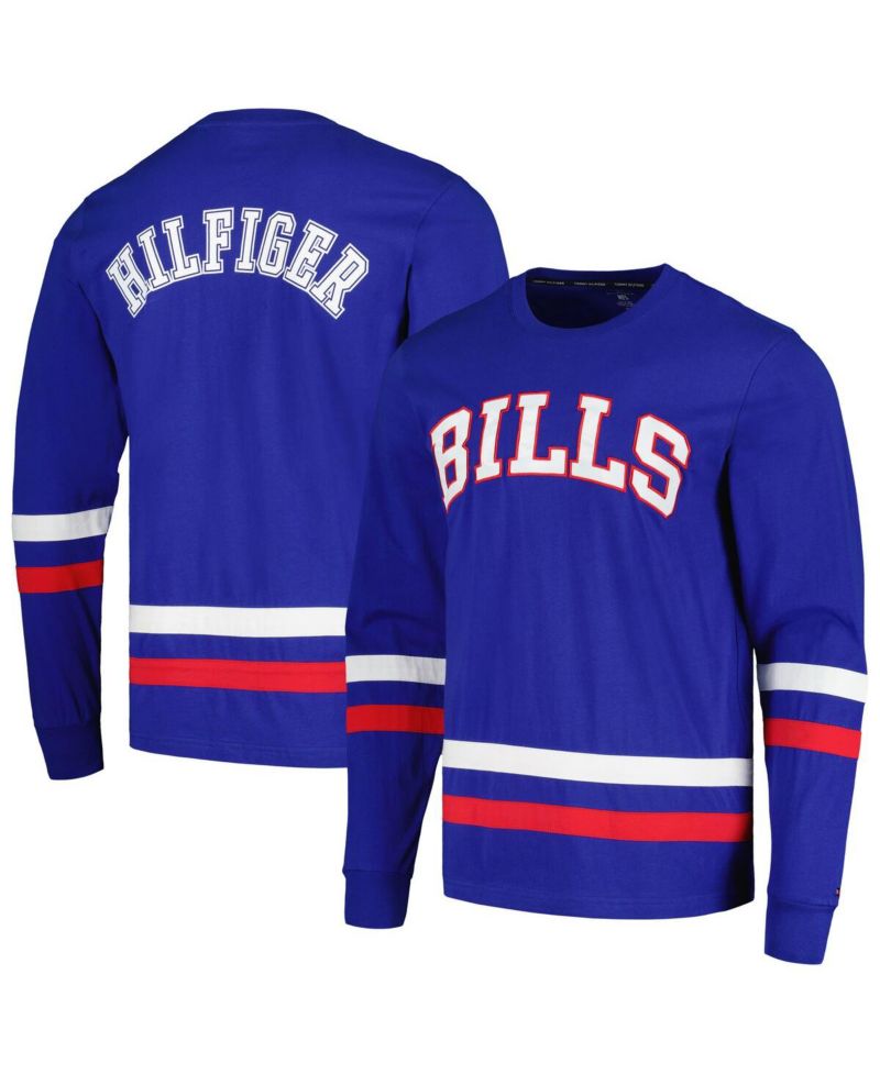 Men's Royal, Red Buffalo Bills Nolan Long Sleeve T-shirt