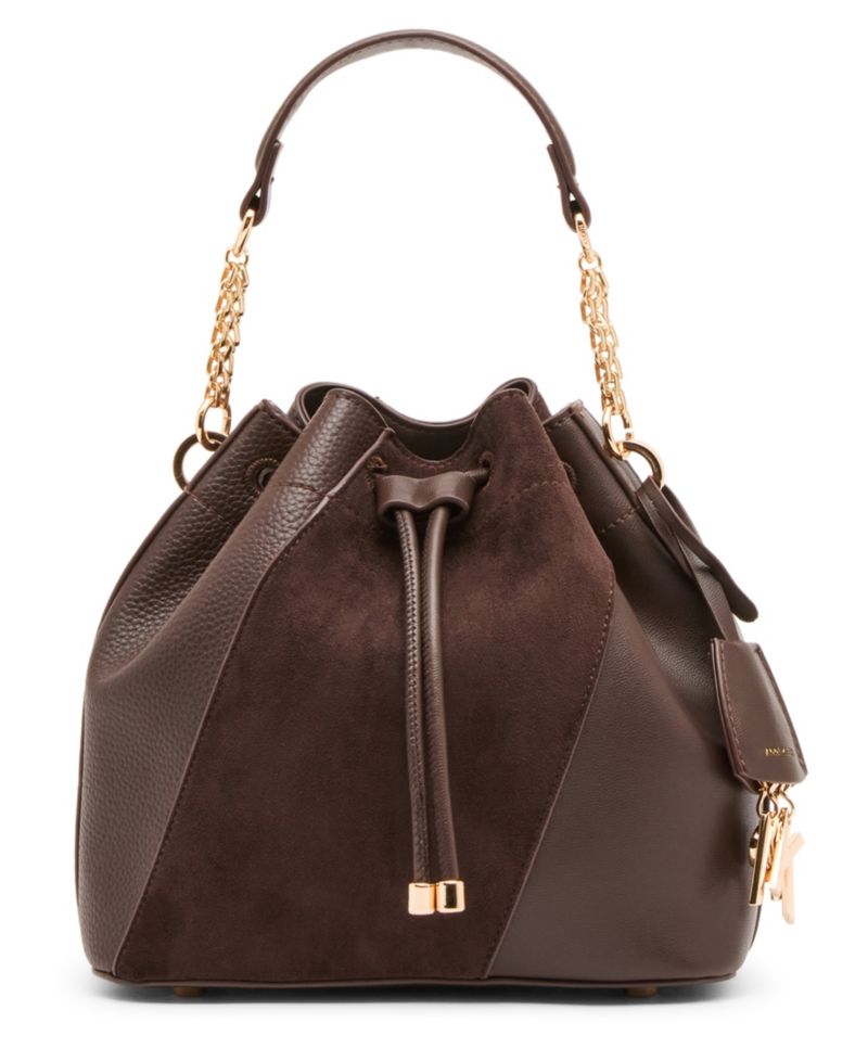 Convertible Strap Small Bucket Handbag