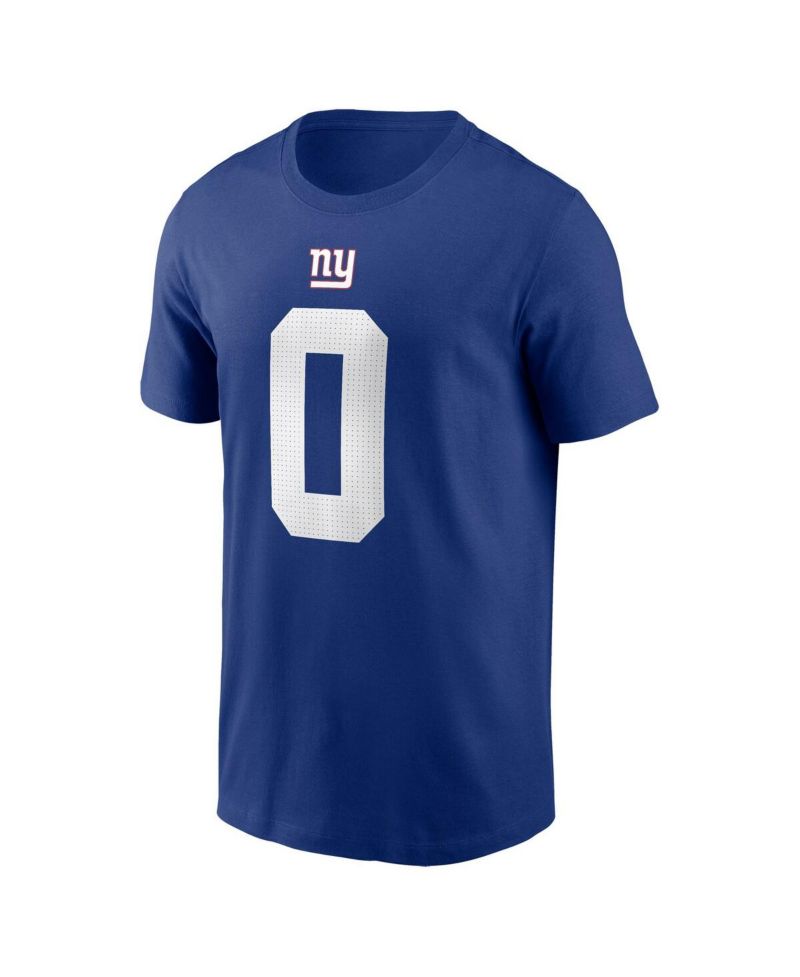 Men's Brian Burns Royal New York Giants Player Name & Number T-Shirt