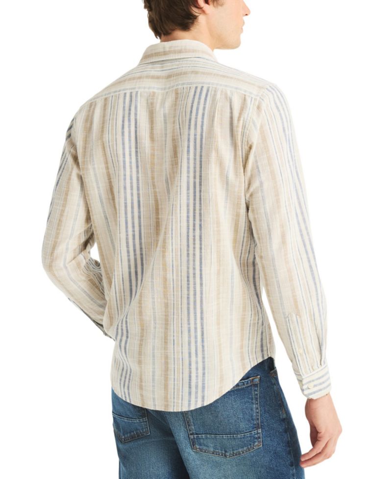 Men's Long-Sleeve Stripe Shirt