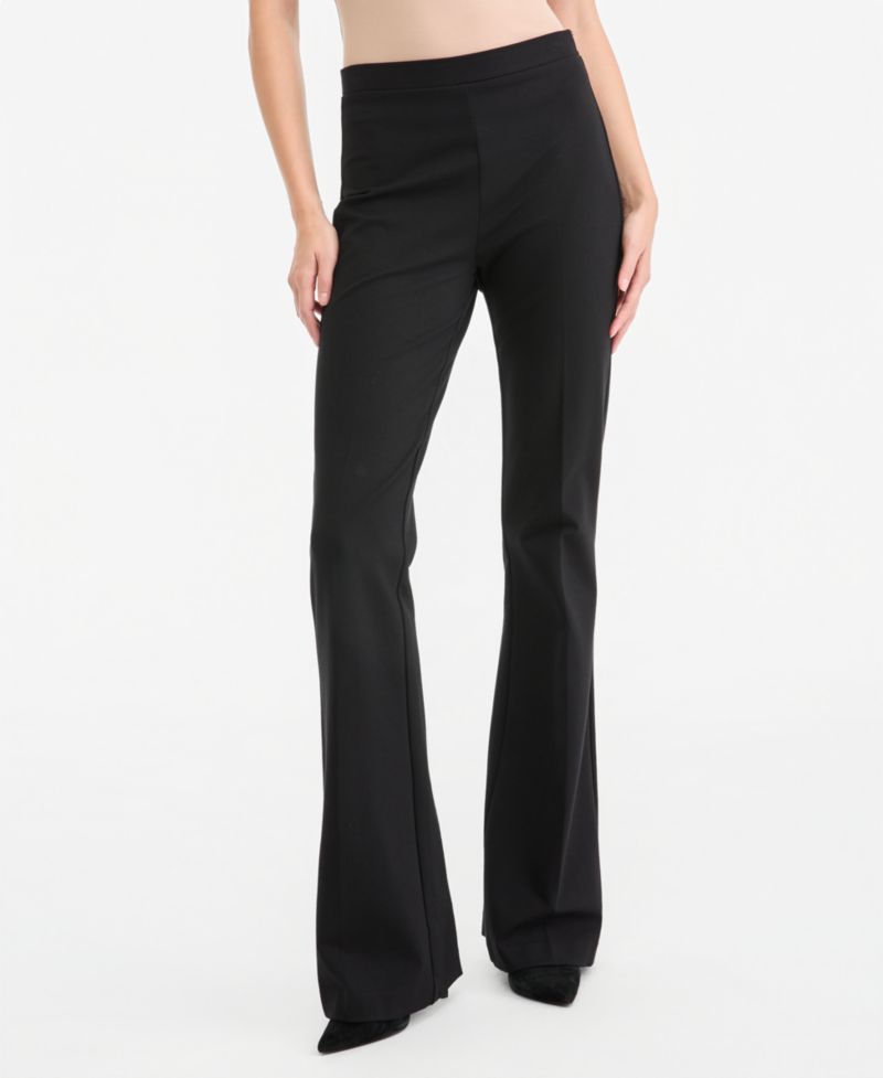 Women's Meghan High-Waisted Flared Pull-On Pants
