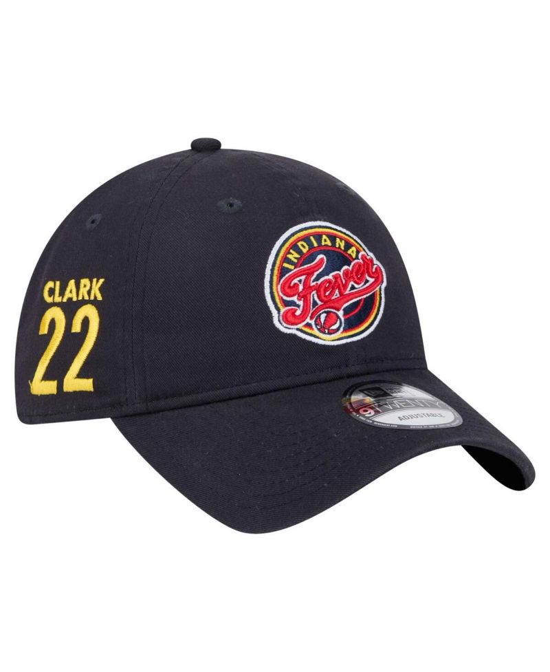 Men's Caitlin Clark Navy Indiana Fever Name & Number Sidepatch 9TWENTY Adjustable Hat
