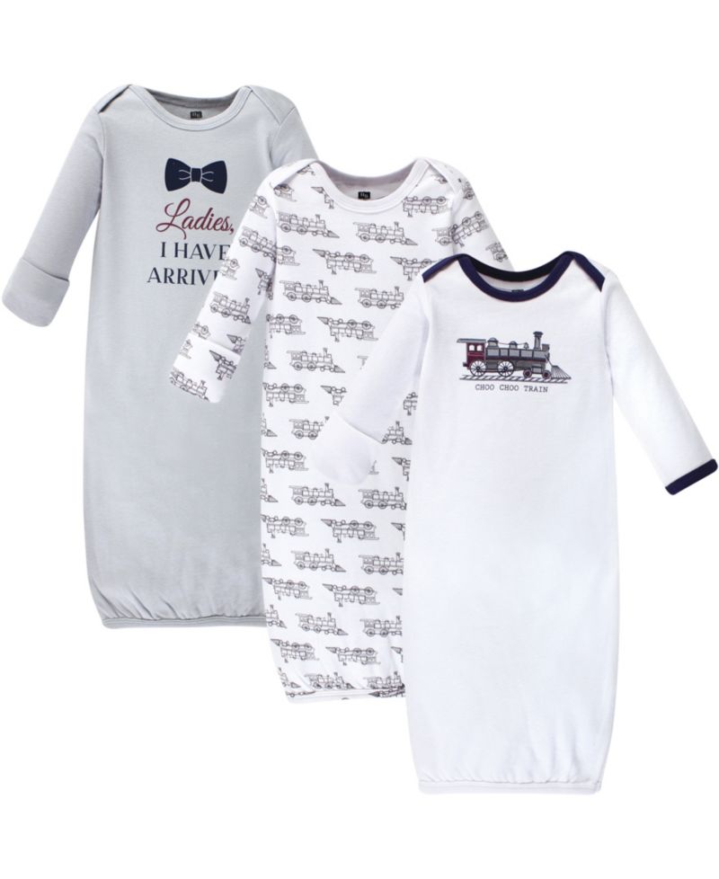 Baby Boys Hudson Super Soft Cotton Gowns