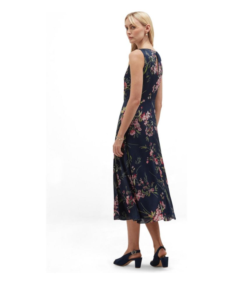 Women's Carly Floral A-Line Sleeveless Dress