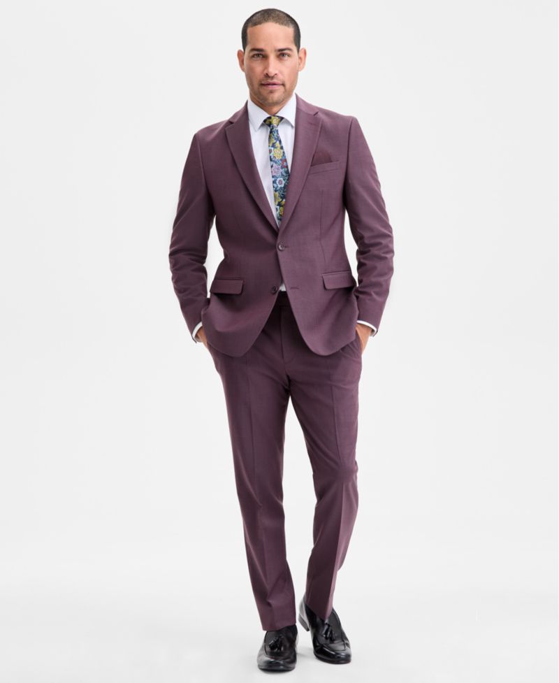 Men's Slim-Fit Wool-Blend Suit Separates