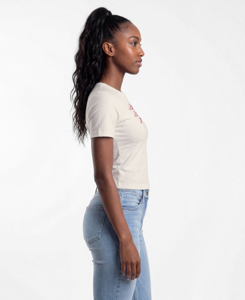 Women's Philadelphia Phillies Soft-Touch Cropped T-Shirt