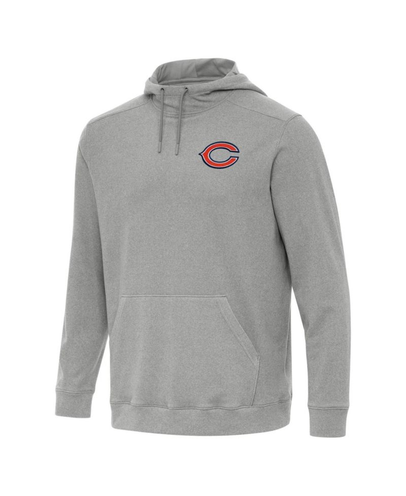 Men's Heather Gray Chicago Bears Cloud Pullover Hoodie