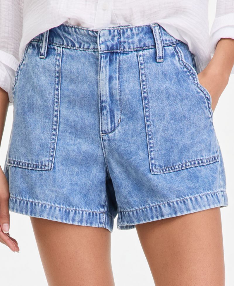 Women's 4" Denim Utility Shorts