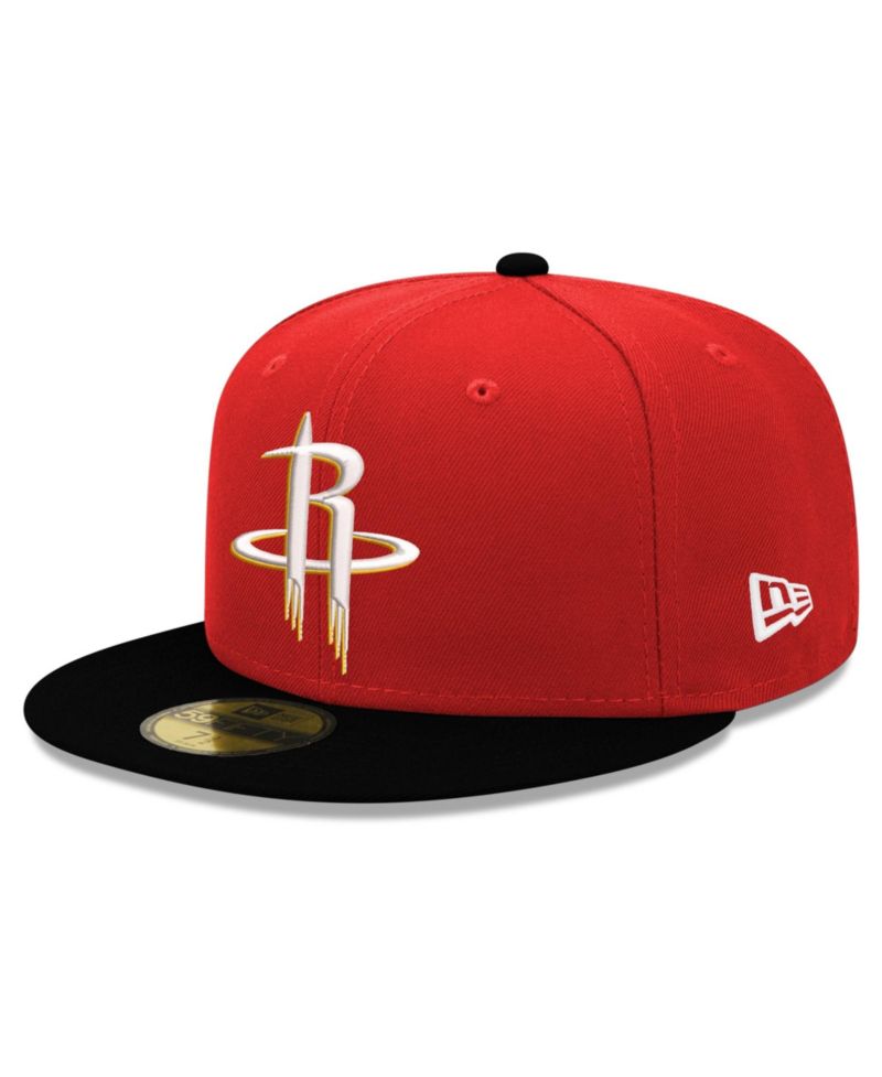 Men's Red/Black Houston Rockets 59FIFTY Fitted Hat