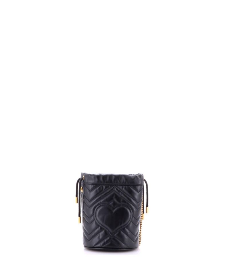 Mini GG Marmont Bucket Bag Matelasse Leather