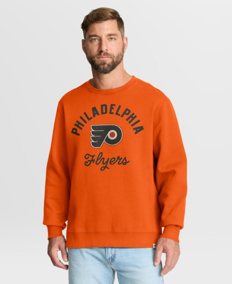 Men's Orange Philadelphia Flyers Stickler Sweatshirt