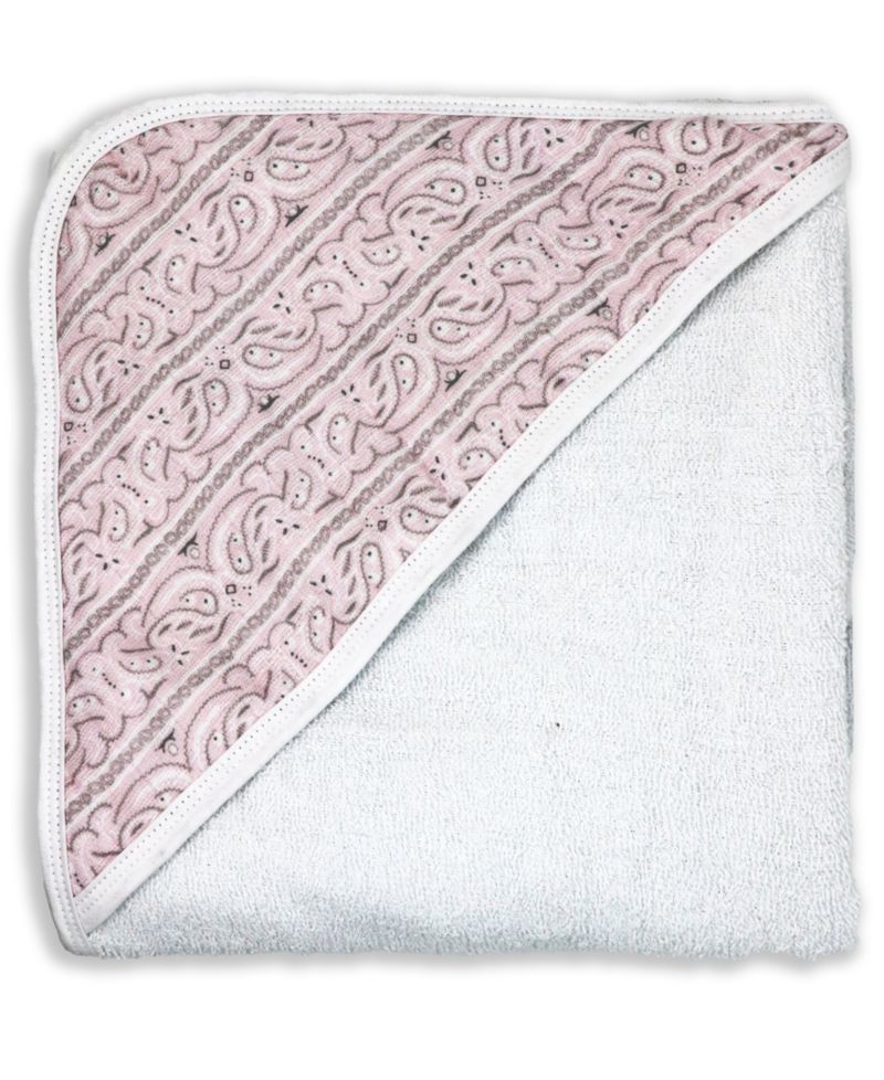 Baby Boys or Baby Girls Muslin Lined Hooded Towel