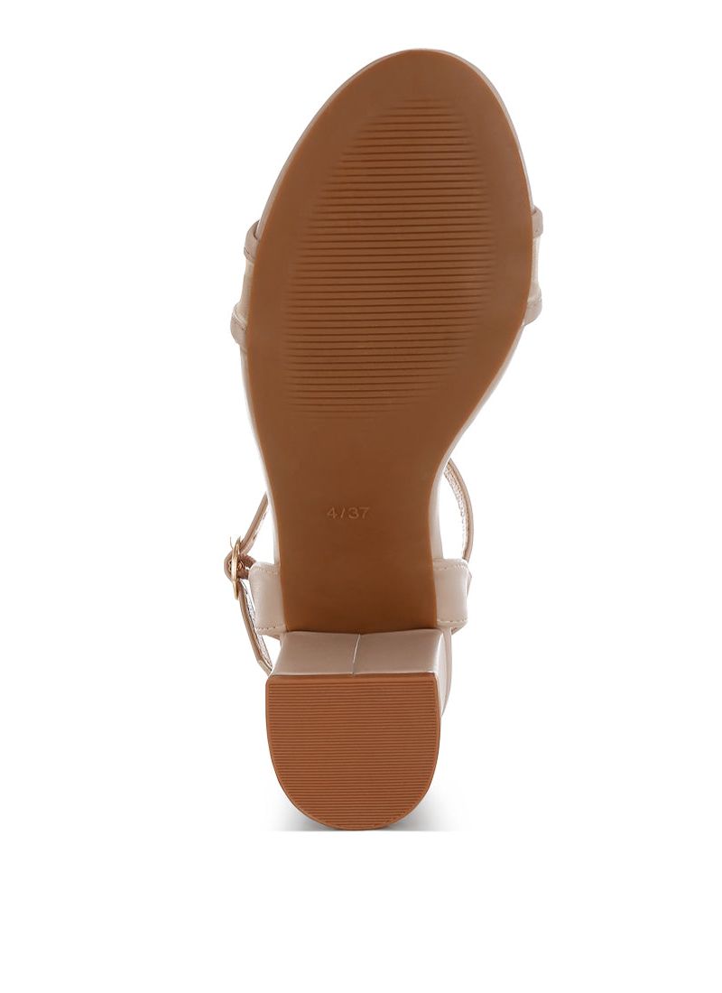 Womens Orpina Mesh Pin Buckle Block Heels