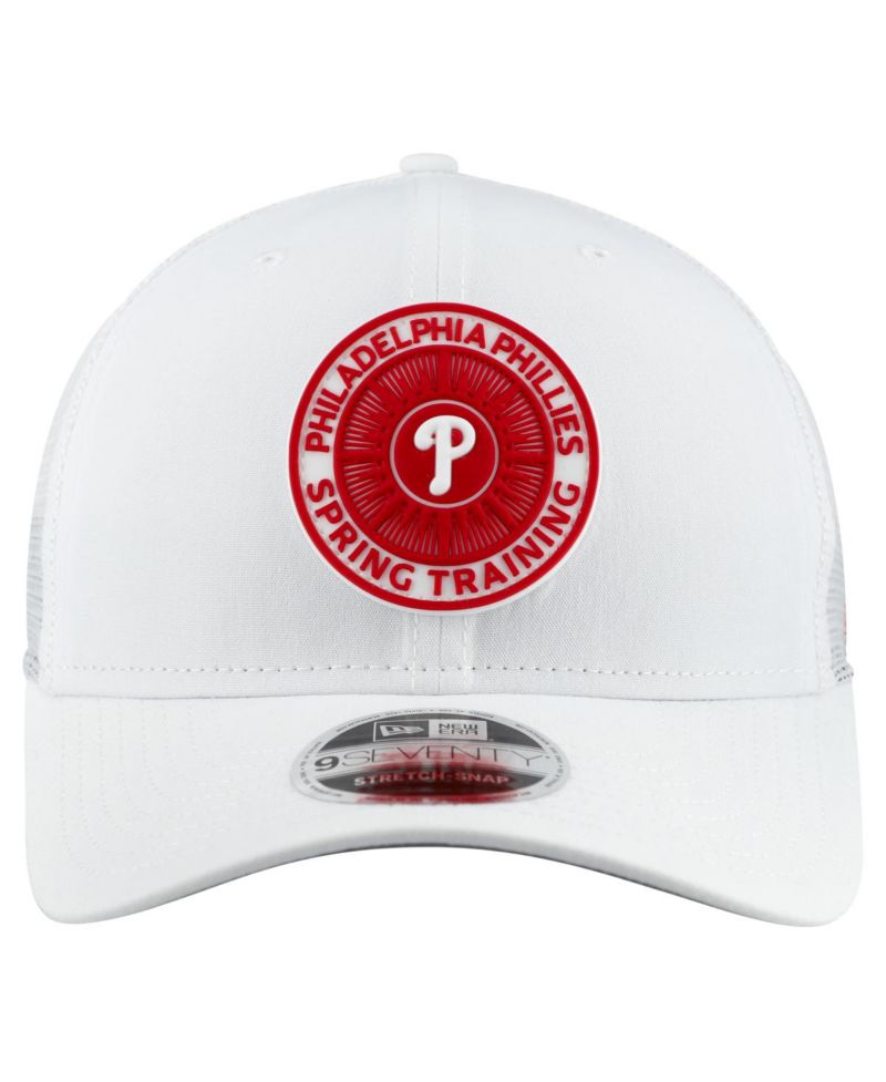 Men's White Philadelphia Phillies 2026 Spring Training Fan Pack 9SEVENTY Adjustable Trucker Hat