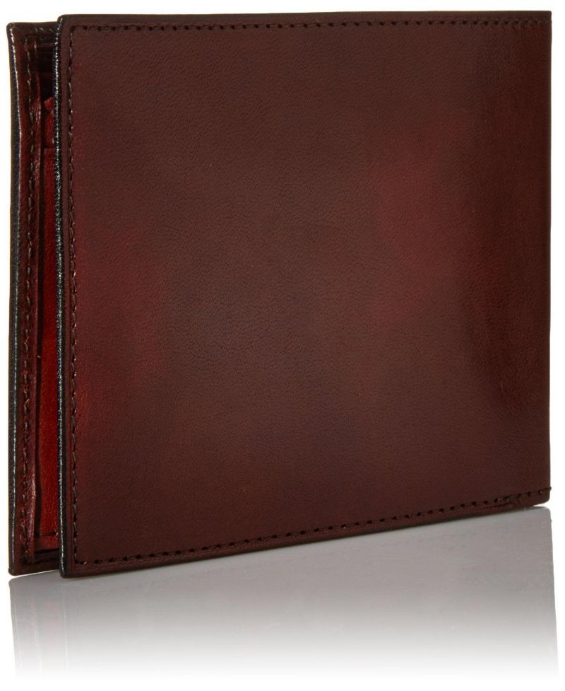 Old Leather Continental ID Wallet