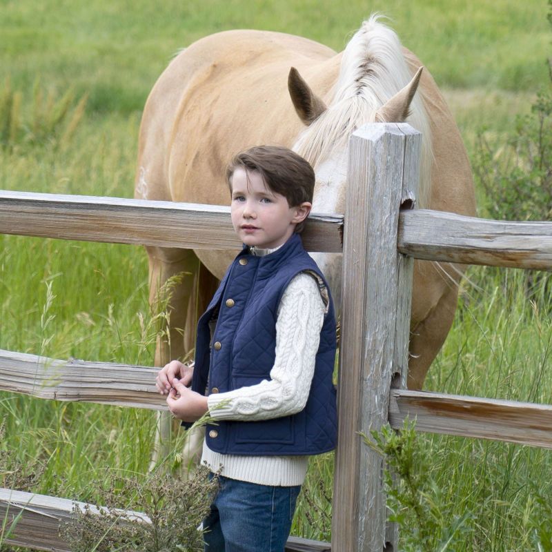 Hope and Henry Boys' Quilted Field Vest, Kids
