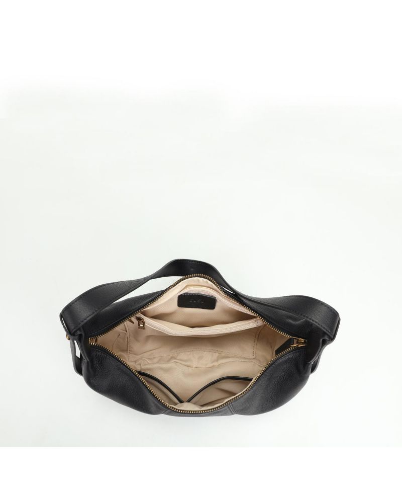 Vera Leather Crescent Bag Half-Moon Hobo Croissant Style Dumpling Shoulder Purse