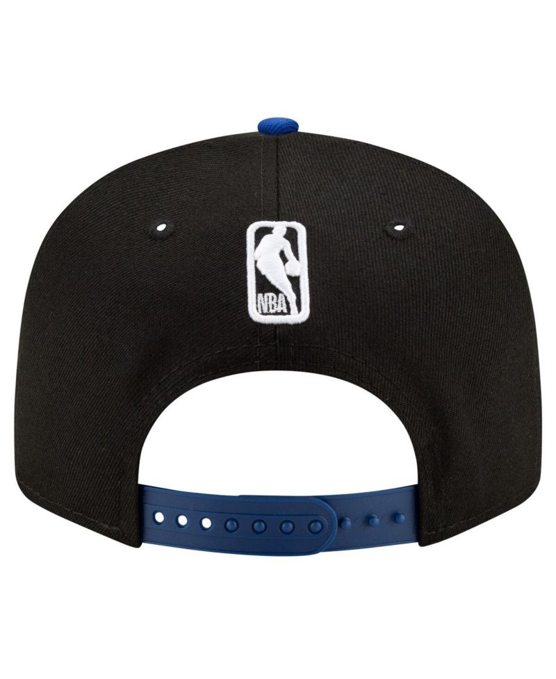 Men's Black, Royal Golden State Warriors Official Team Color 2Tone 9FIFTY Snapback Hat